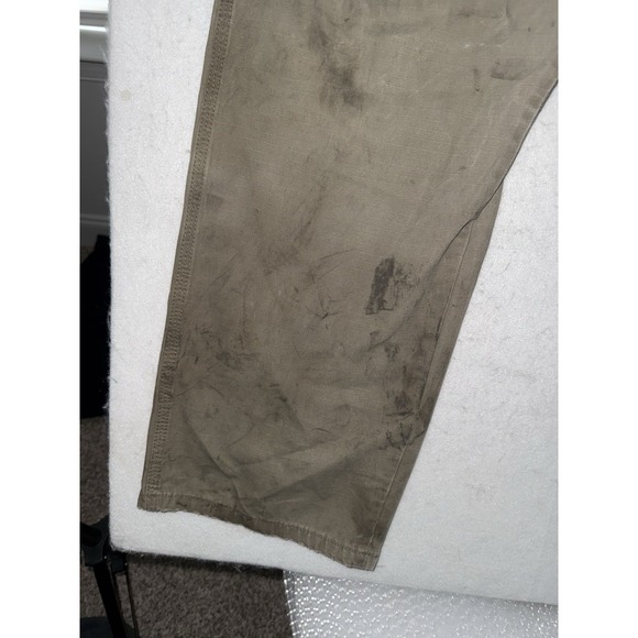 Wrangler RIGGS Workwear Pants Carpenter Utility Pockets Brown 38x30 Ripstop - Picture 2 of 15